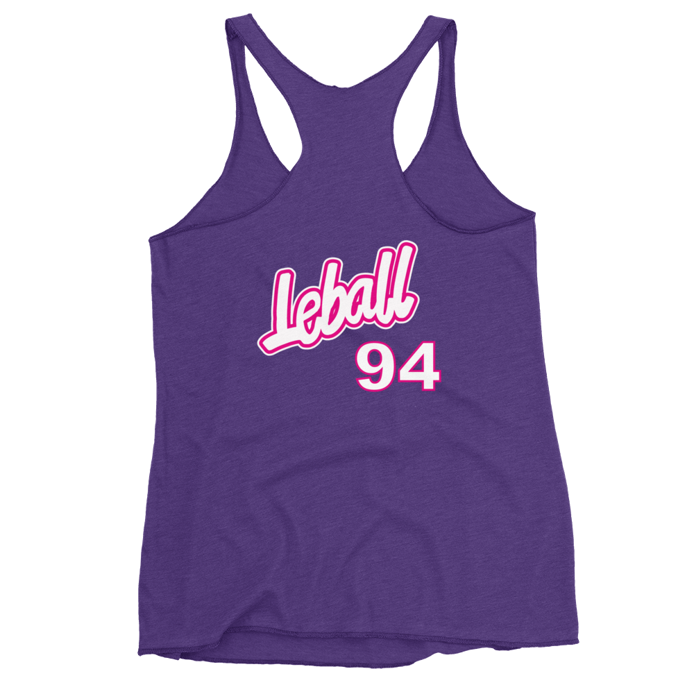 90s nostalgic basketball women's racerback tank