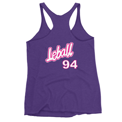 90s nostalgic basketball women's racerback tank