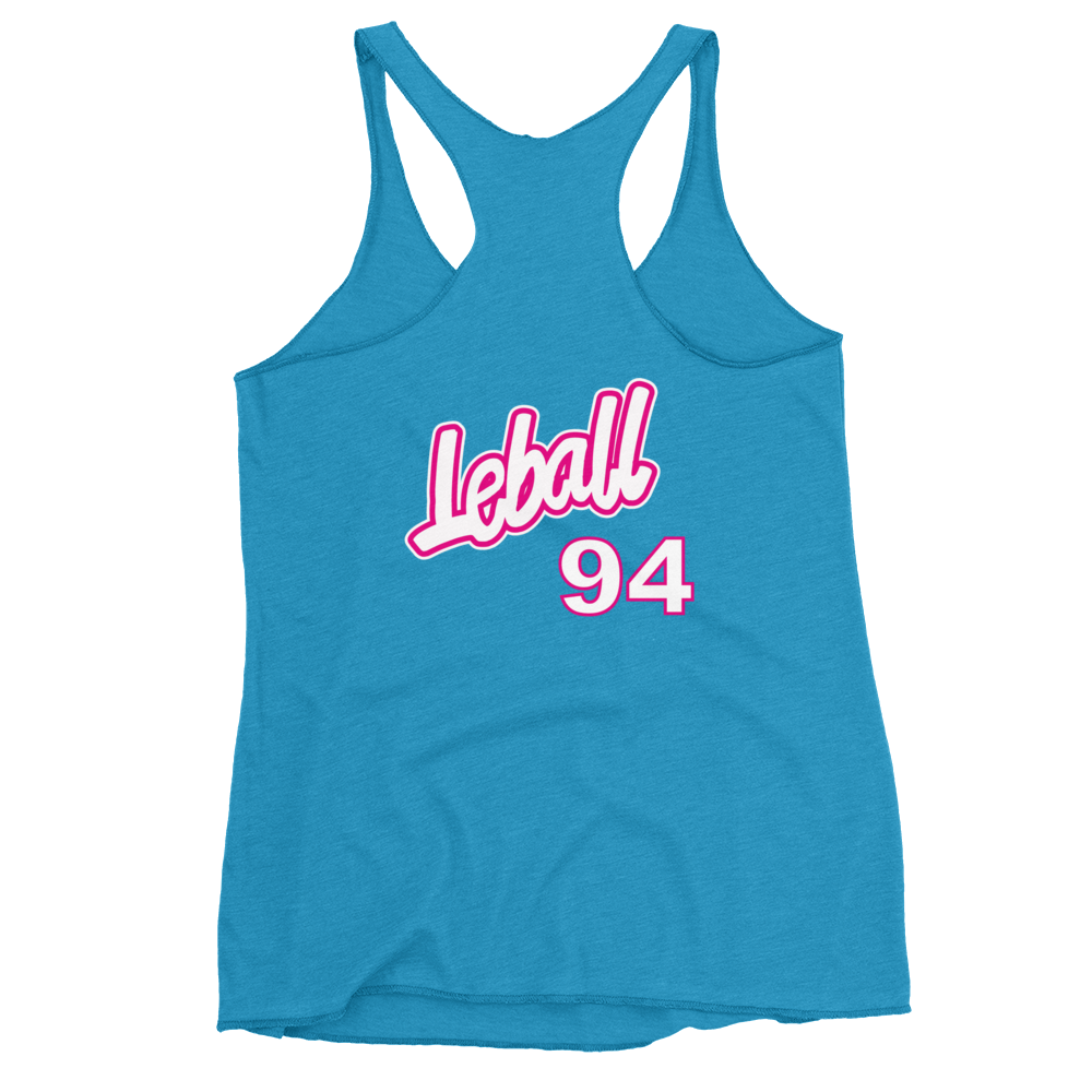 90s nostalgic basketball women's racerback tank