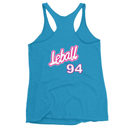 90s nostalgic basketball women's racerback tank