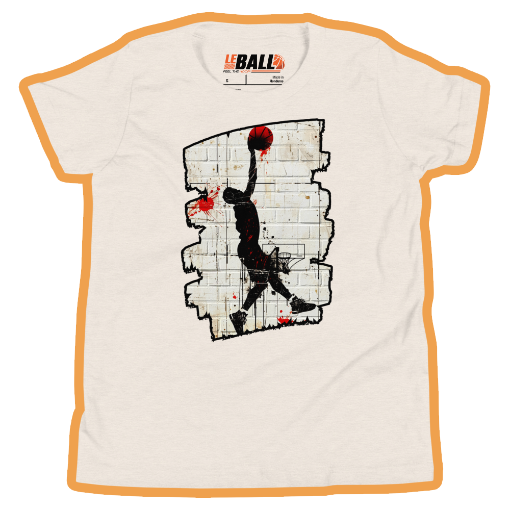 Bansky basketball youth short sleeve tee