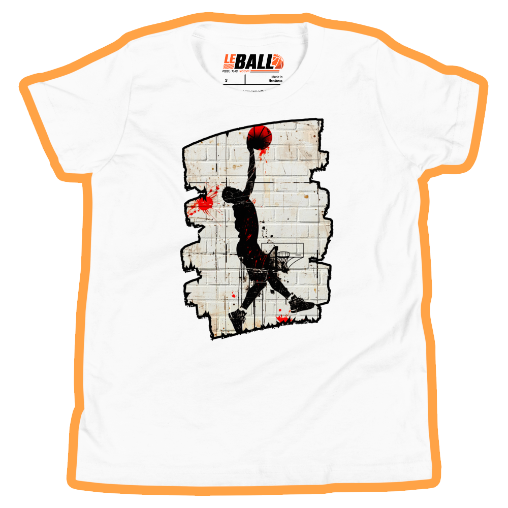 Bansky basketball youth short sleeve tee